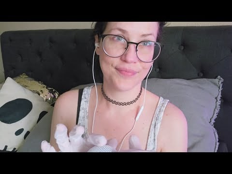 Relaxing Latex Gloves, Sequin Pillow & Blowing on the Mic