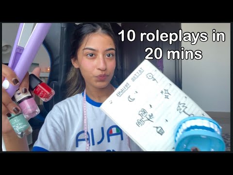 ASMR | FAST 10 Roleplays in 20 minutes!