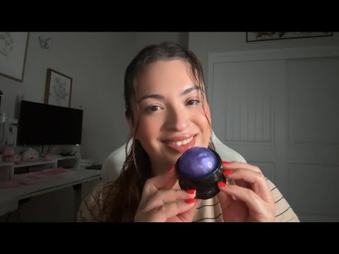 Shoulder & arm massage ASMR- Hand & massage roller sounds 