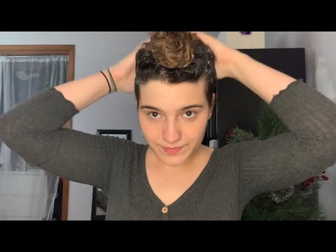 ASMR || Washing my hair with shampoo || Scalp massage and shampoo sounds ||