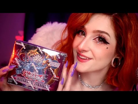 ASMR ♡ Card Pack Opening ♡ Casual Whispers ♡ Giggling Tingles