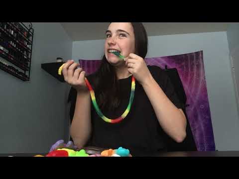 ASMR | Gummy Meal Mukbang | COCA COLA BOTTLES FROGS HUGE SNAKE