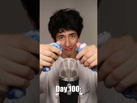 Day 1 vs Day 100 of Doing ASMR