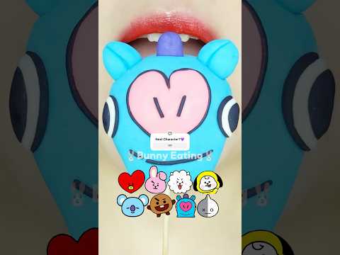 Fast💜 BT21 wagashi MUKBANG (sped up ASMR) #bts #army