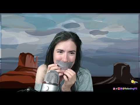 ASMR - Duct Tape Mouth Tapping