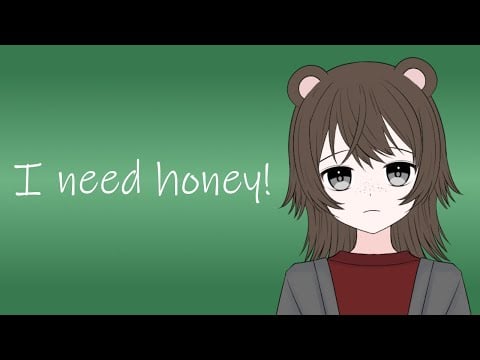 Bear Girl Swipes Honey From You (ASMR Roleplay) [F4A]