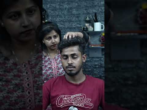 Stress-Free Sleep: Gentle ASMR Head Massage for Insomnia #shorts