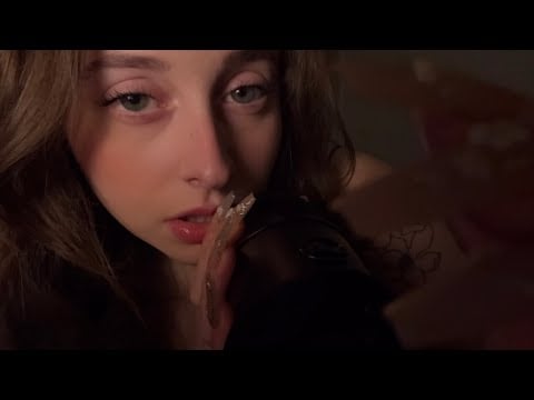 ASMR intense mouth sounds ON the mic (100% mic sensitivity