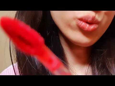 ASMR Aggressive Makeup Application On Your Face 🌷 face touching, camera lens tapping, tingles, brush