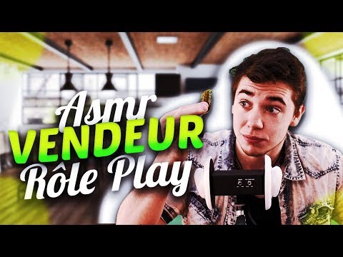 😬 ASMR rôle Play Vendeur de 😬  Relaxation ( Bruit de bouche )