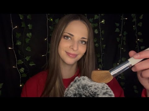ASMR | Mic Brushing with Whisper/Ramble ✨
