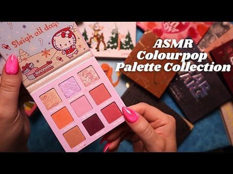 ASMR Colourpop Eyeshadow Palette Collection 🎨