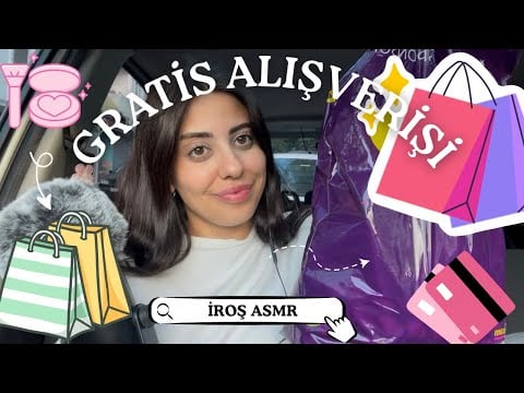 🛍️ GRATIS’TEN NELER ALDIM? | Fısıltılı Alışveriş ASMR 🌸 Show And Tell Asmr 🛍️Türkçe ASMR 