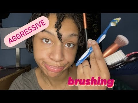 ASMR - Aggressive Brushing (Jenn)