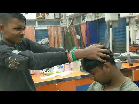 Eyelashes cracking | Indian Head & Shoulder Relaxing back massage asmr