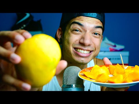 ASMR Calendrier de l'avent 17/25 : Dégustation de mangues mûres 🥭