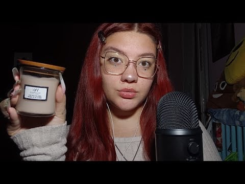 WOODWICK CANDLE e MIC SCRATCHING PER IL TUO RELAX (Fire Crackling) 😴💜 | ASMR ITA