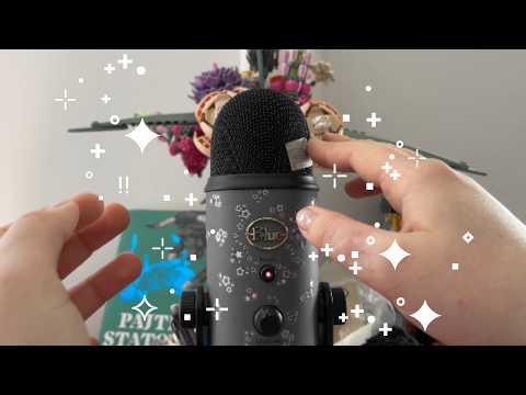 lofi asmr! cleansing my mic! tape, scratching clicking sounds!