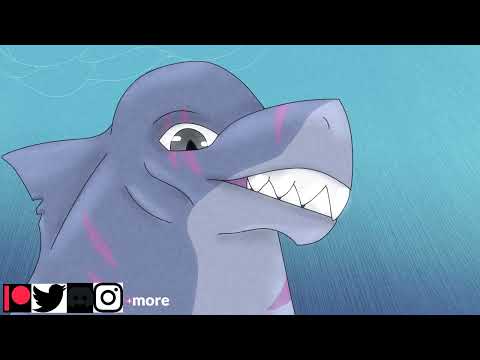 ASMR Shark Bites And Tooth Brushing #furries #asmr #shark