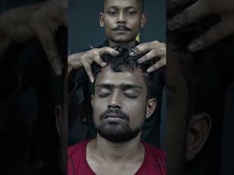 ASMR Oily Head Massage #shorts