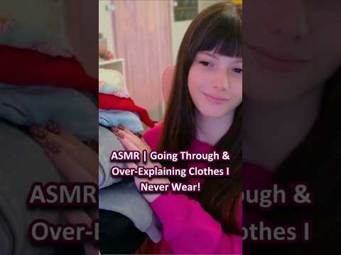 ASMR | Going Through & Over-Explaining Clothes I Never Wear! (Pt. 2) ─♡─ #asmr