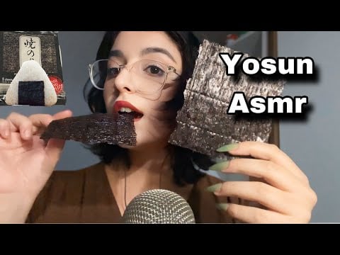 türkçe asmr - yosun yiyorum 👅