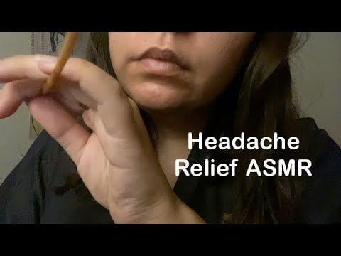 Tahta Çubuklarla Baş Ağrını Geçiriyorum ASMR (Türkçe ASMR) 