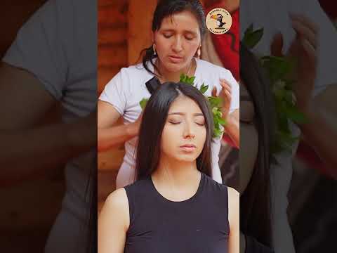 Esperanza's ASMR cleansing massage treatment with soft whispering for relaxation & sleep #shorts