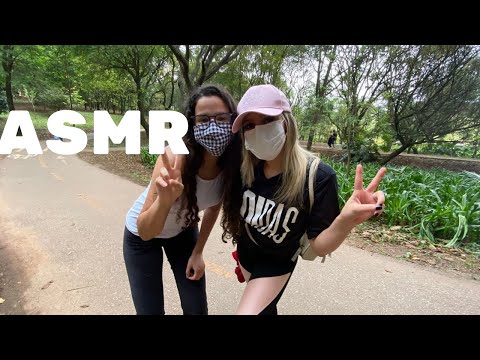 ASMR NO PARQUE COM MINHA PRIMA 🍃