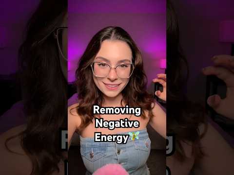 Removing NEGATIVE energy ASMR 🧚 feel better! #asmr #triggersforsleep #asmrforsleep #shortsasmr