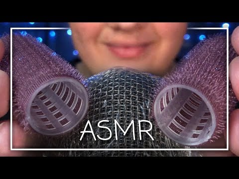 ASMR 1 Hour Curlers on the Microphone with Plastic Crinkle Sounds! 😴 (No Talking)