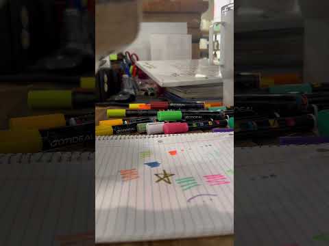 LOFI ASMR: Testing Chalk Markers 🌈 #lofiasmr #asmrvideos #lofiasmr #visualtingle
