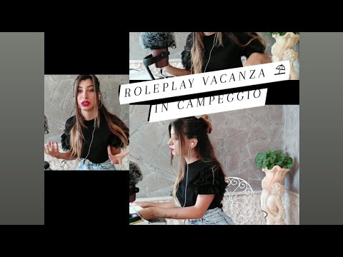 🇮🇹ASMR ITA• ROLEPLAY 🏖RECEPTIONIST VILLAGGIO VACANZA⛱ IN PINETA🏊👙 🌞