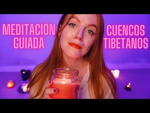 ASMR MEDITACIÓN GUIADA DE OREJA A OREJA CON CUENCOS TIBETANOS