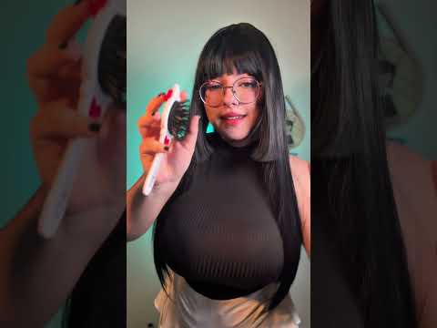 Posso pentear seu cabelo? Ele é tão lindo! 🥹 #asmr #asmrsounds #asmrforsleep