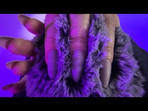 ASMR Fluffy Mic Scratching 💅🏻 | Scalp Massage 💆🏻‍♀️✨ Brain Melting Tingles 🧠🤤 (No Talking)
