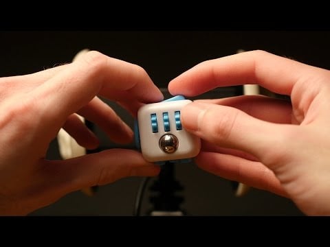 [ASMR] Binaural Fidget Cube Sounds (No Talking)