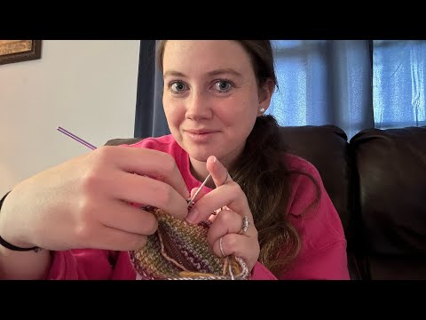 ASMR: Tingly Crochet Chat - softly spoken with whispering and fabric sounds🫶🏼