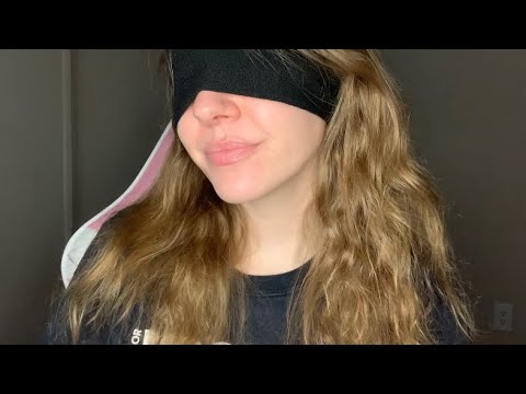 ASMR Blindfolded Receptionist Roleplay | Custom Video