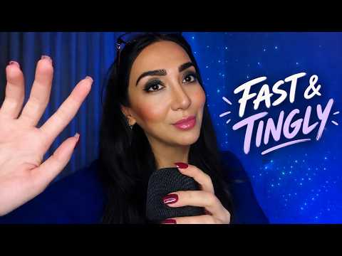 ASMR Fast & Tingly Triggers 🤍 Mouth Sounds, NailsTapping , Fabric Scratching and More 