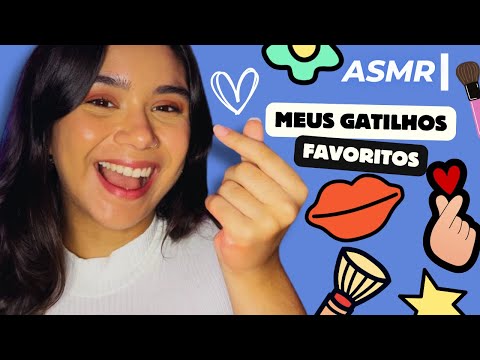 ASMR com meus GATILHOS FAVORITOS - inaudível, pincel, tapping e muito mais! 😍