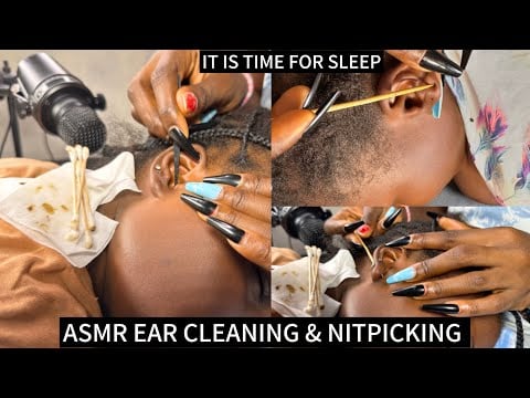 🦋ASMR 🦋EAR CLEANING FOR THOSE WHO FINDS IT DIFFICULT TO SLEEP. VERY SATISFYING