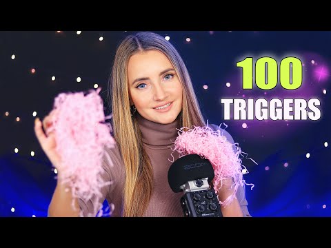 ASMR 100 TRIGGERS in 1 minute | АСМР 100 ТРИГГЕРОВ за 1 минуту