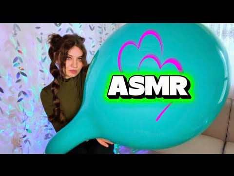 ASMR | Blowing up The Biggest Balloon EVER ( + Popping) 