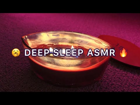 ASMR | Candle Flame Sounds and Soft Taps ✨ Sleep Fast 😴