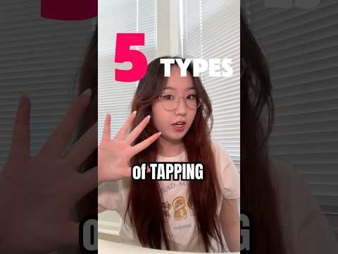 5 Types of Tapping ASMR 🤩✨