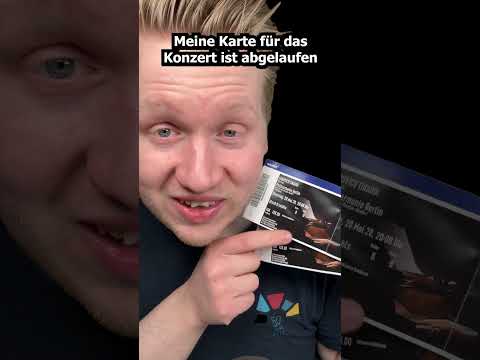 Ticket für das Konzert ist abgelaufen! #asmr