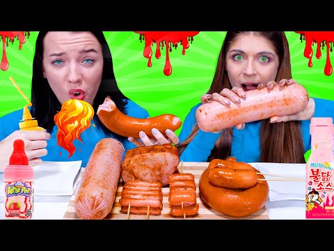 ASMR Kielbasa Sausage Challenge By LiLiBu