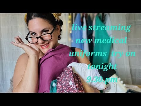 Alex keeper is live  trying on new uniforms and catch up