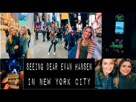 NYC Day 1: Seeing DEAR EVAN HANSEN!